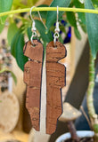 Sleeping Giant Cork Earrings By Wojo