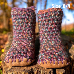 Crochet Slippers - Women’s Size 8/9