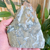 Natural Pyrite Speckled Quartz in Matrix Slab- Bancroft Ontario