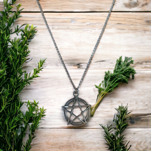 Pentagram Necklace 20”, 22”