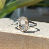 Herkimer Diamond Ring Size 10