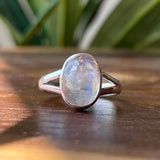 Rainbow Moonstone Ring Size 6