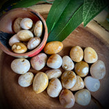 Coral Jade Tumble Stones