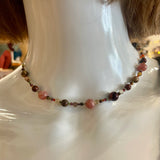 Crystal Choker Necklace by Wojo - “Lower Chakra Super Boost”