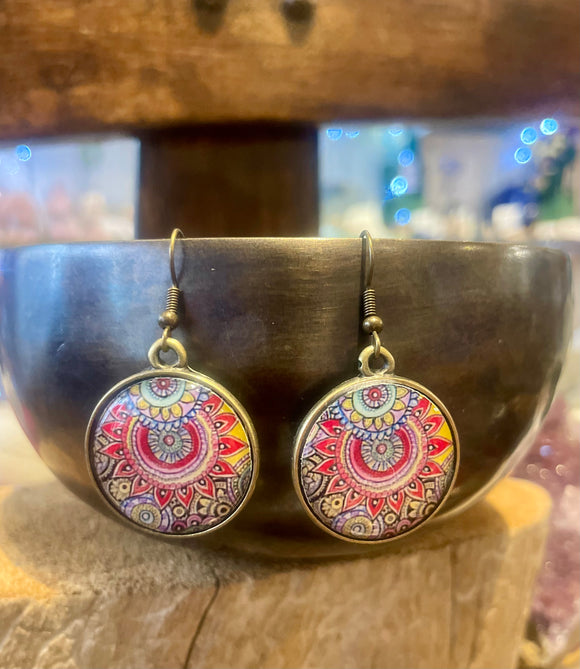 Nepal Mandala Earrings