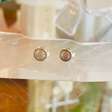 Sterling Silver Gemstone Stud Earrings