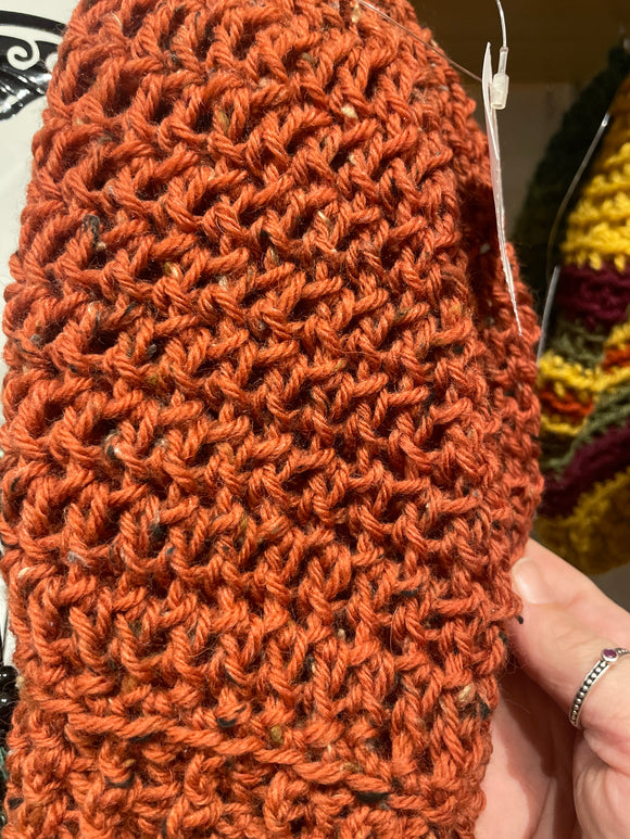 Crochet Beanie Hat * - Orange by Wojo