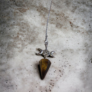 Tigers Eye Pendulum