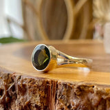 Moldavite Ring Size 10