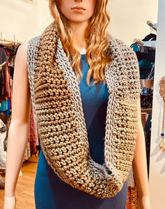 Crochet Infinity Scarf