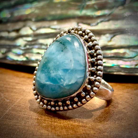 Larimar Ring Size 7.5