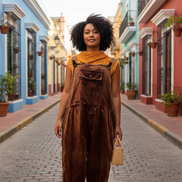 Acid Wash Overalls *- Sm/Medium