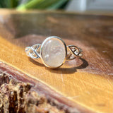 Rainbow Moonstone Ring Size 10