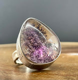 Lodolite Ring Size 8 - Shamans Stone- Purple