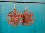 Wooden Cutout Earrings