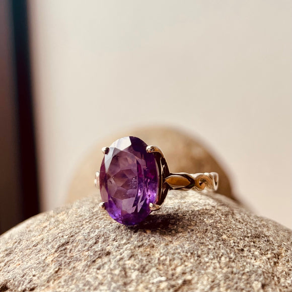 Amethyst Ring Size 11