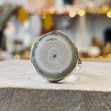 Solar Quartz Ring Size 10