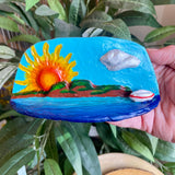 Sleeping Giant Sunset Incense Burner - Clay by Wojo