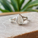 Rainbow Moonstone Ring Size