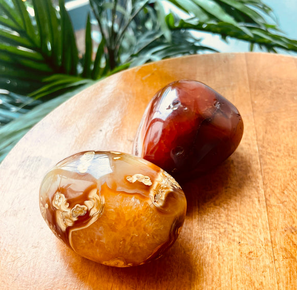 Carnelian Palm Stone