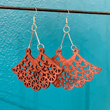 Wooden Cutout Earrings