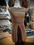 Crochet Tunic Dress by Wojo - Small Split Front