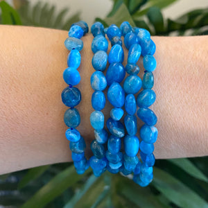 Apatite Nugget Bracelet