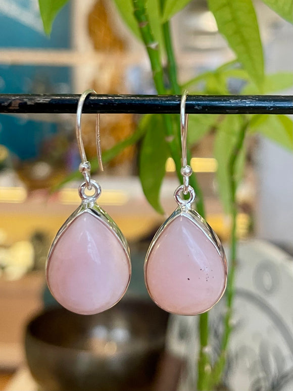 Pink Opal Earring