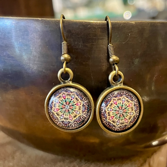 Nepal Mandala Earrings