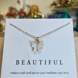 Butterfly Wish Necklaces