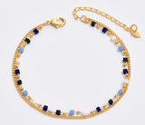Boho Double Chain Anklet
