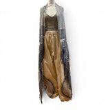 Sarong Fringe Vest