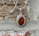 Fire Agate Pendant