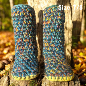 Crochet Slippers - Women’s Size 7/8 High Rise