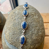 Blue Kyanite Sterling Silver Bracelet