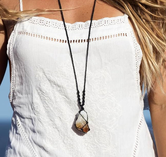 Crystal Net Necklace