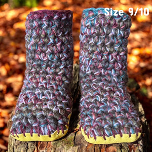 Crochet Slippers - Women’s Size 9/10 Mid Rise
