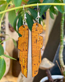 Sleeping Giant Cork Earrings By Wojo