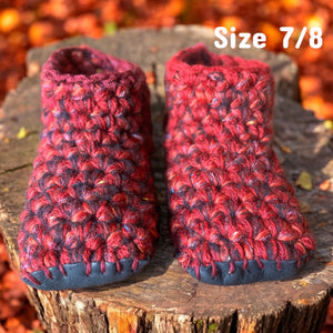 Crochet Slippers - Women’s Size 7/8 Low Rise