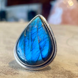 Labradorite Ring Size 9