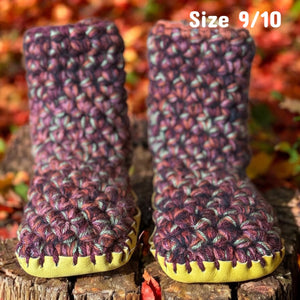 Crochet Slippers - Women’s Size 9/10 Mid Rise