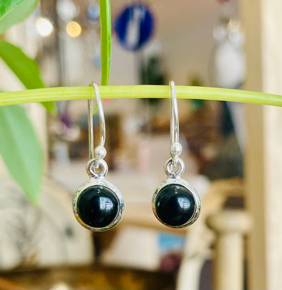 Obsidian Earrings