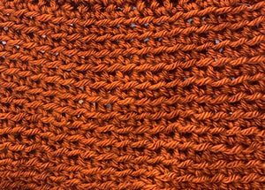Crochet Vest - Medium - Burnt Orange