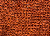Crochet Vest * - Medium - Burnt Orange