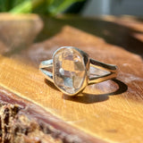 Herkimer Diamond Ring Size 10