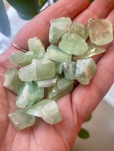 Green Calcite Raw Stone