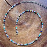 Crystal Beaded Choker - By Wojo