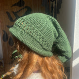Crochet Witches Hat - Evergreen by Wojo