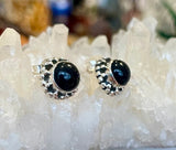 Obsidian Stud Earrings