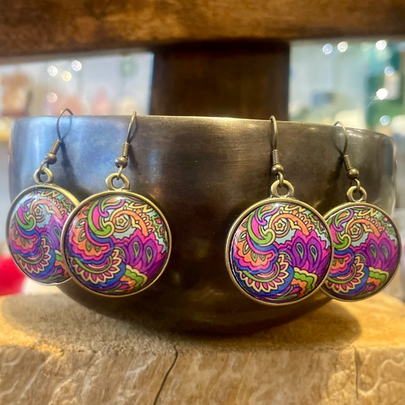 Nepal Mandala Earrings